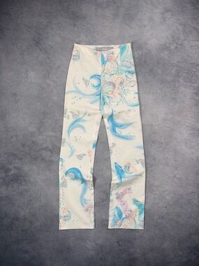VERY RARE VERSACE JEANS COUTURE OCEAN Y2K FRUTIGER MEDUSA LUXURY PANTS
